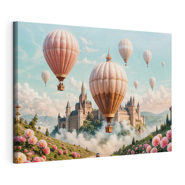 Wandbilder Schloss mit Heißluftballons (Artikelnummer: s39387) Wandbilder Wandbilder Schloss mit Heißluftballons (Artikelnummer: s39387)