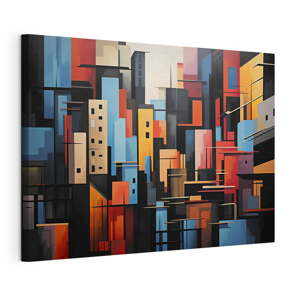 Painting of a city