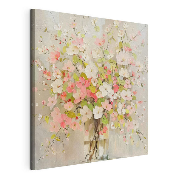 Painting of flowers in a vase