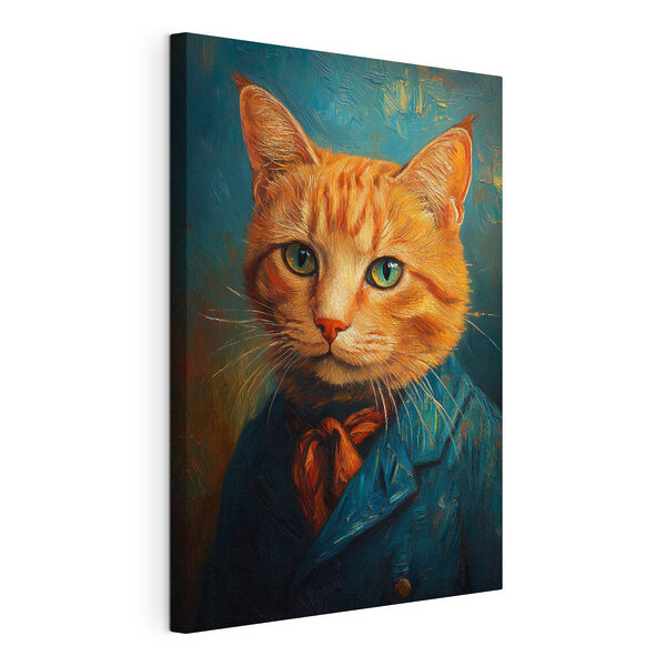 Wandbilder Katze im Anzug