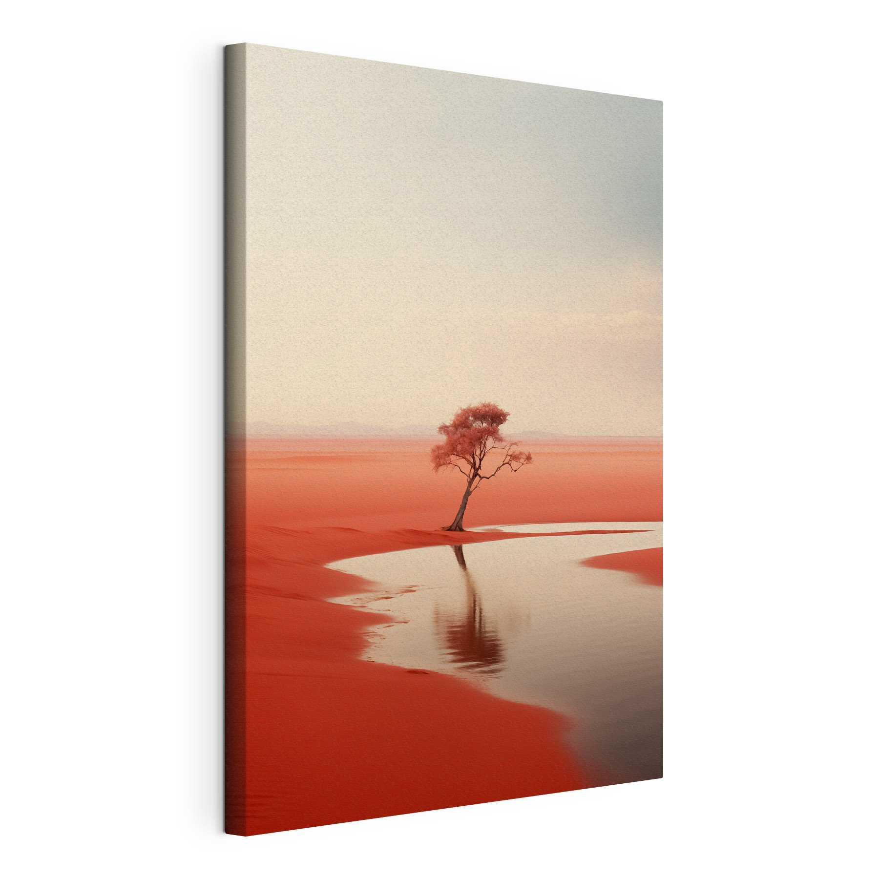 Tree in a red desert Tree in a red desert