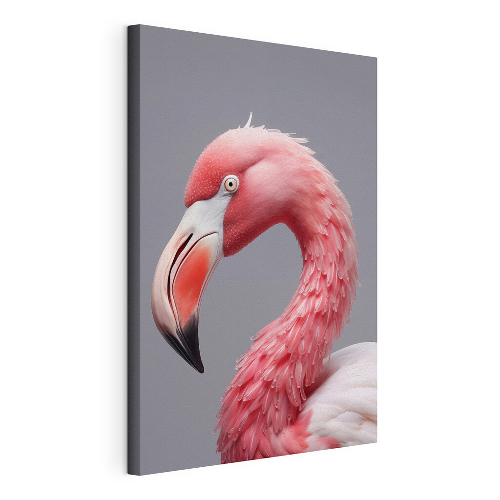 Elegant flamingo in soft hues Elegant flamingo in soft hues