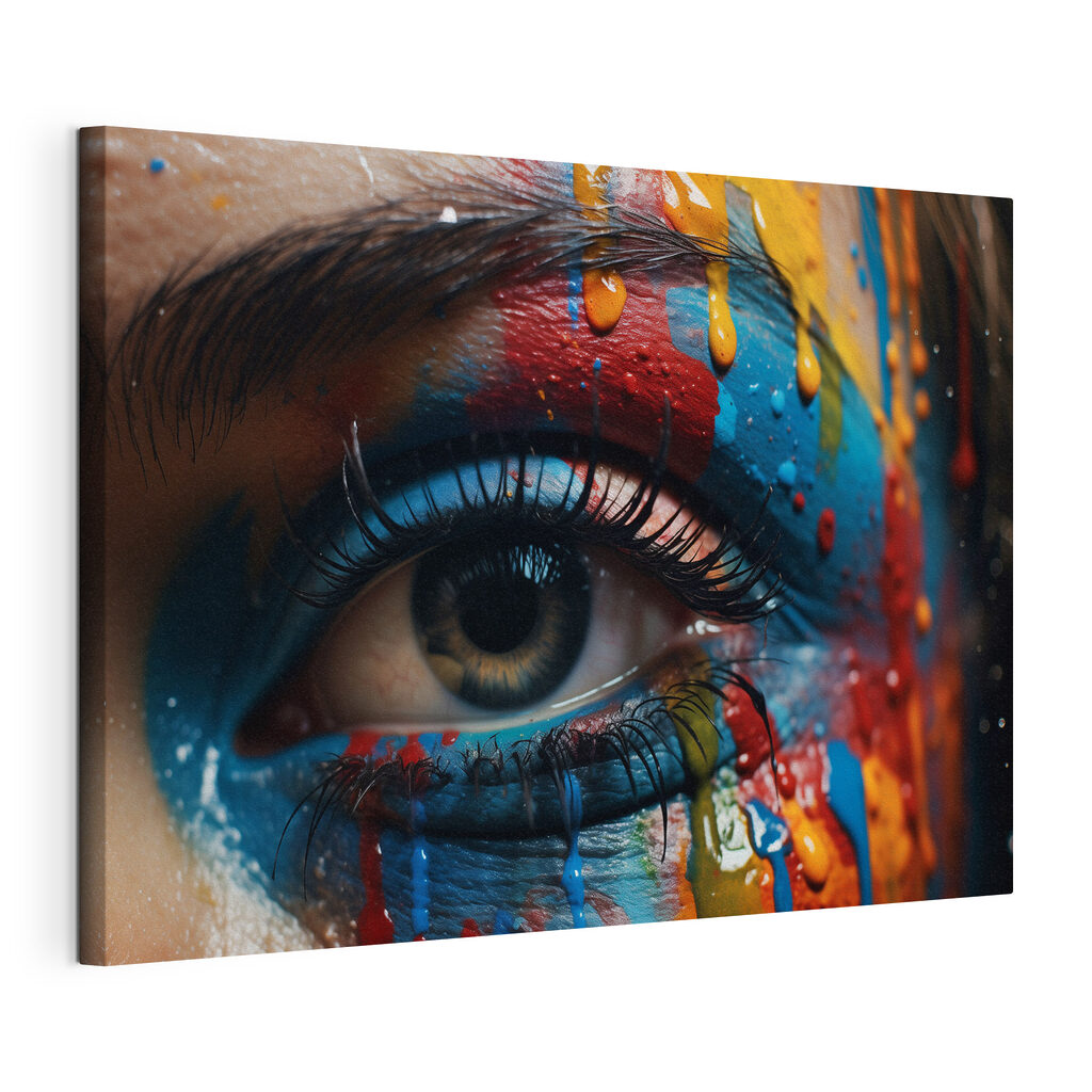 Vivid colors on expressive canvas Vivid colors on expressive canvas