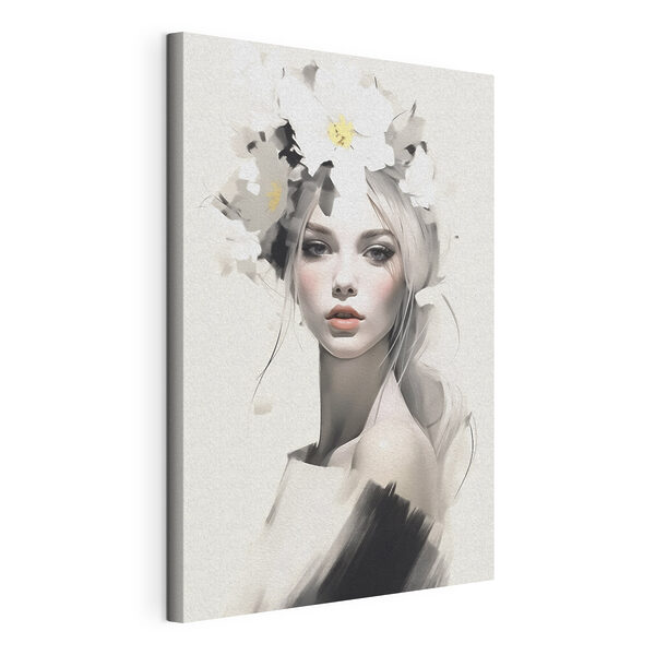 Wandbilder Wandbilder Frau mit Blumen im Haar (Artikelnummer: s41321)