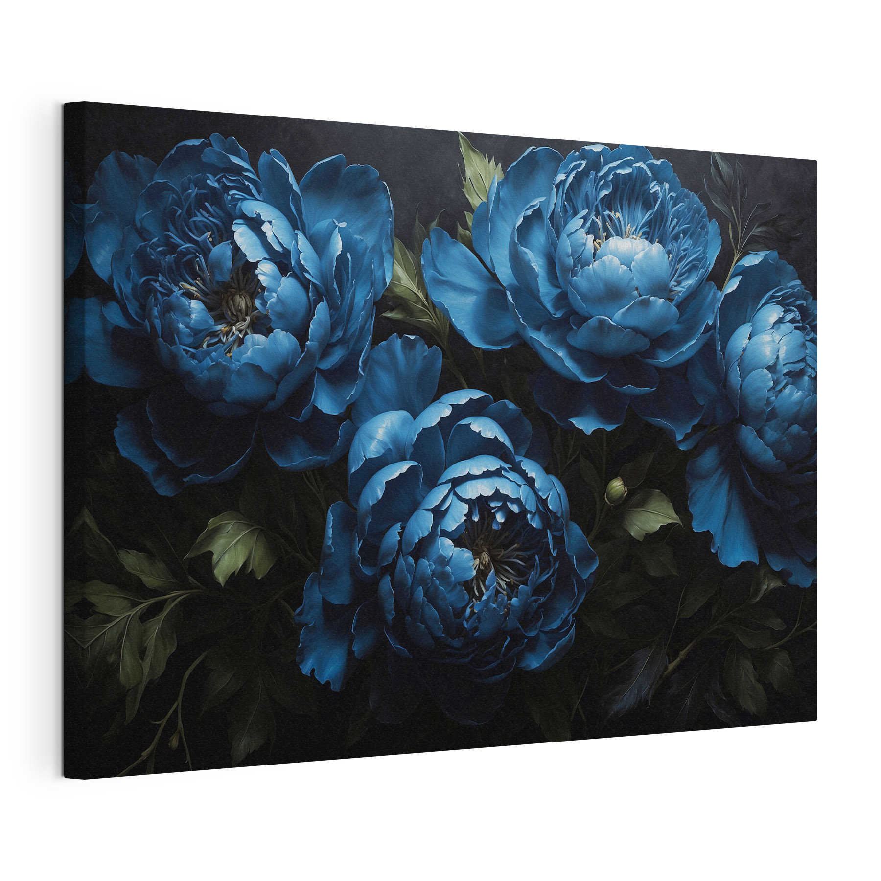 Group of blue flowers