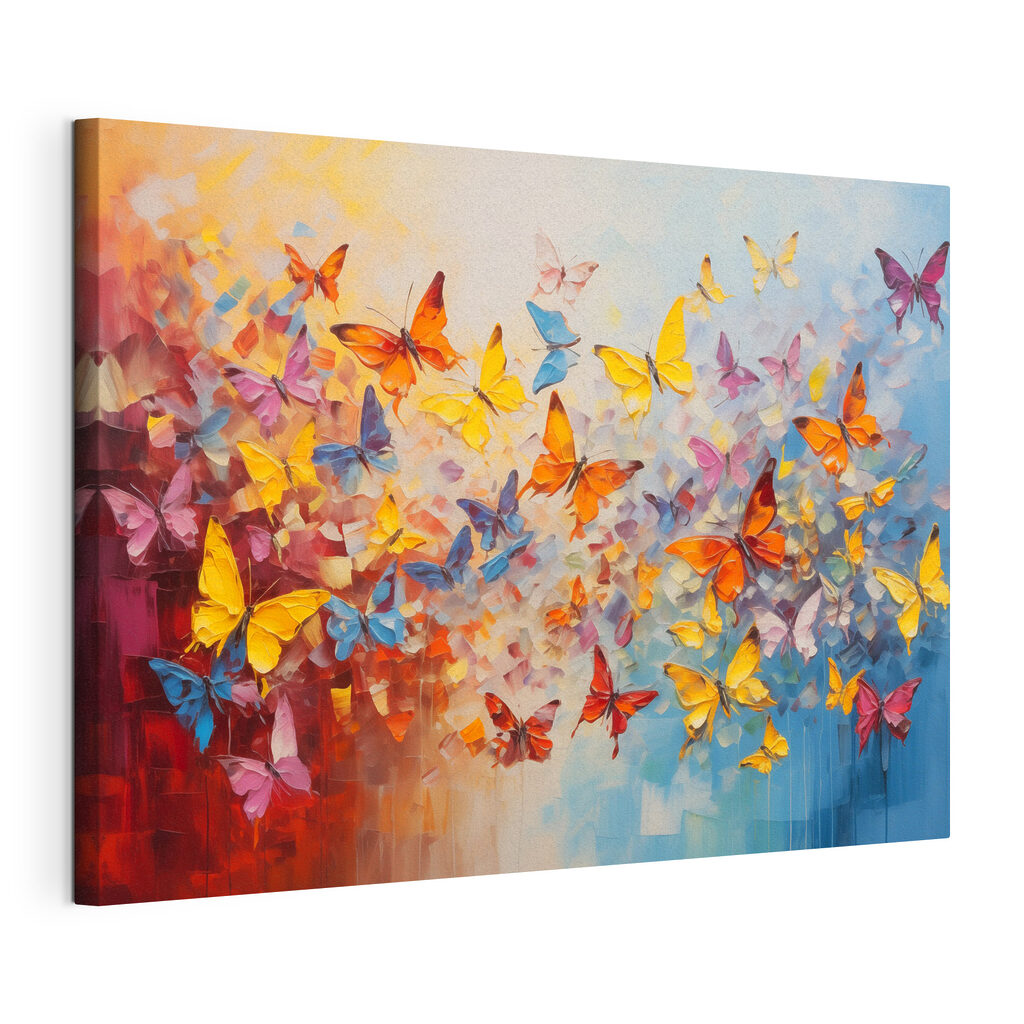 Group of butterflies flying in the air Group of butterflies flying in the air