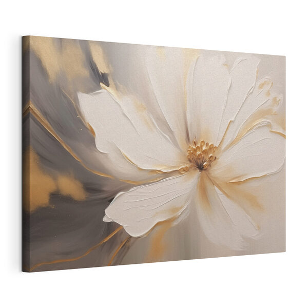 Gemälde einer weißen Blume Wandbilder Gemälde einer weißen Blume