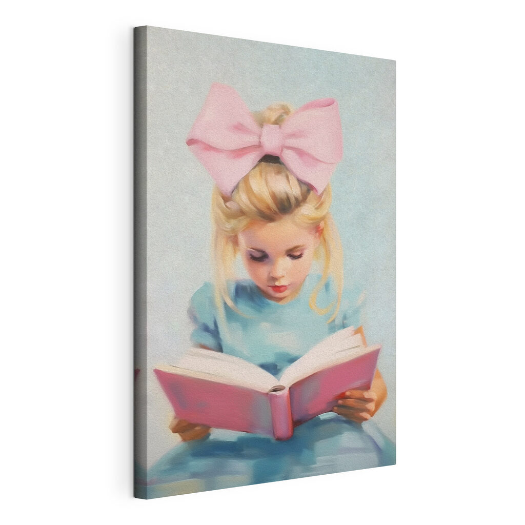 Girl reading a book Girl reading a book