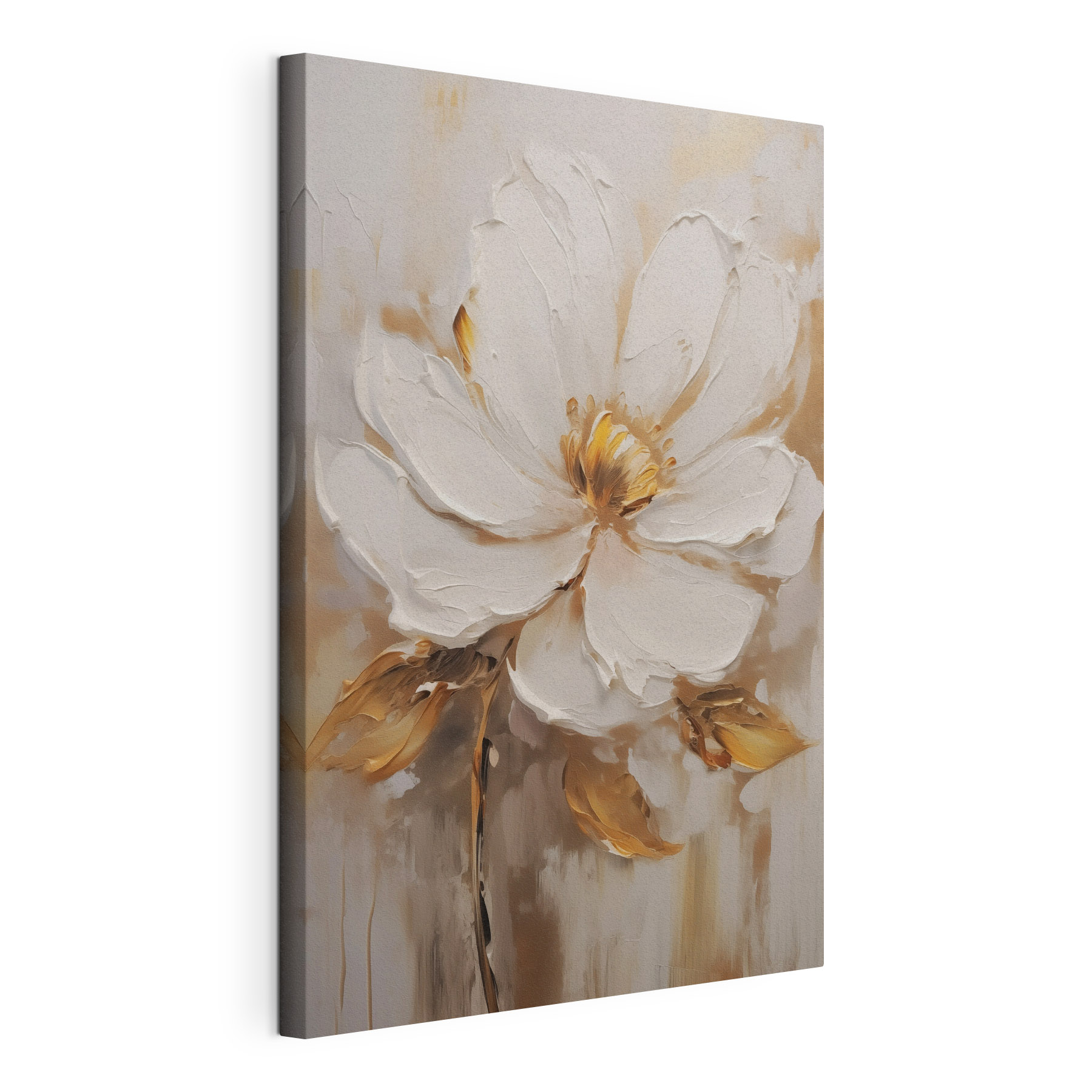 Painting of a white flower