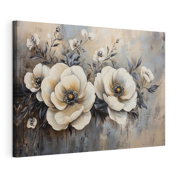 Wandbilder Malerei von weißen Blumen (Artikelnummer: s41828) Wandbilder Wandbilder Malerei von weißen Blumen (Artikelnummer: s41828)