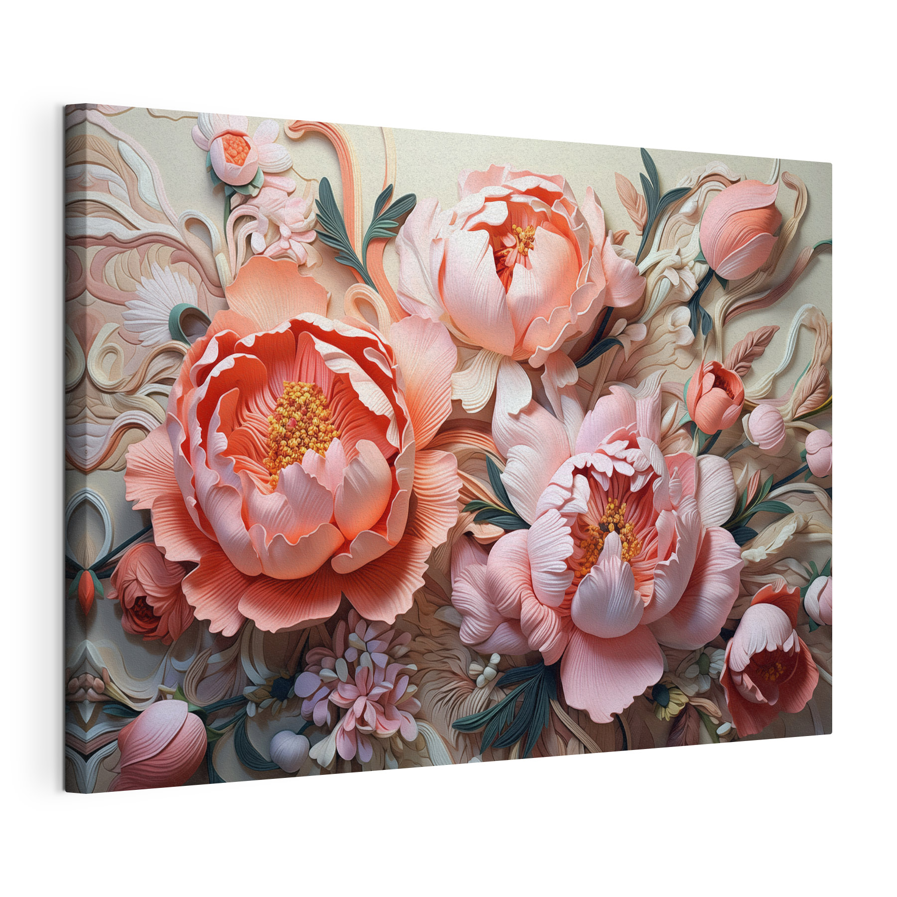 Floral elegance in soft hues Floral elegance in soft hues