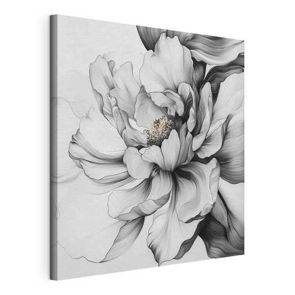 Wandbilder Wandbilder Elegantes florales Design in monochromen Farbtönen (Artikelnummer: s41990)
