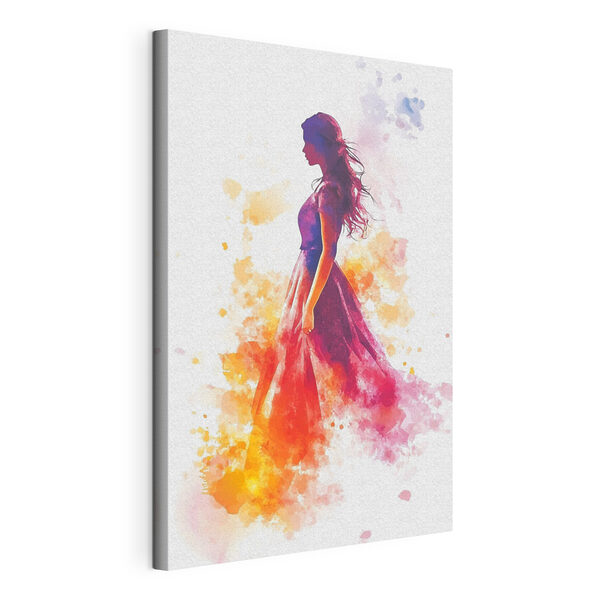 Woman in a dress