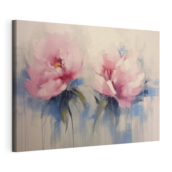 Wandbilder Gemälde mit rosa Blumen (Artikelnummer: s42343) Wandbilder Wandbilder Gemälde mit rosa Blumen (Artikelnummer: s42343)
