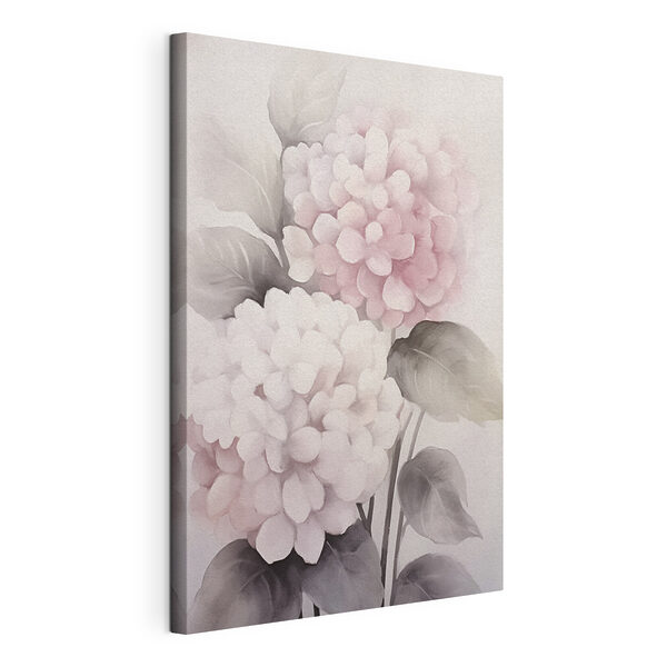 Gemälde mit rosa Blumen Wandbilder Gemälde mit rosa Blumen