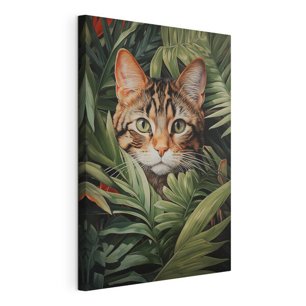 Wandbilder Katze im Dschungel (Artikelnummer: s42354) Wandbilder Wandbilder Katze im Dschungel (Artikelnummer: s42354)