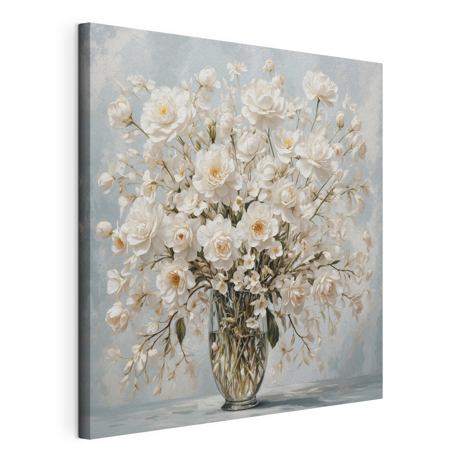 Vase of white flowers Vase of white flowers