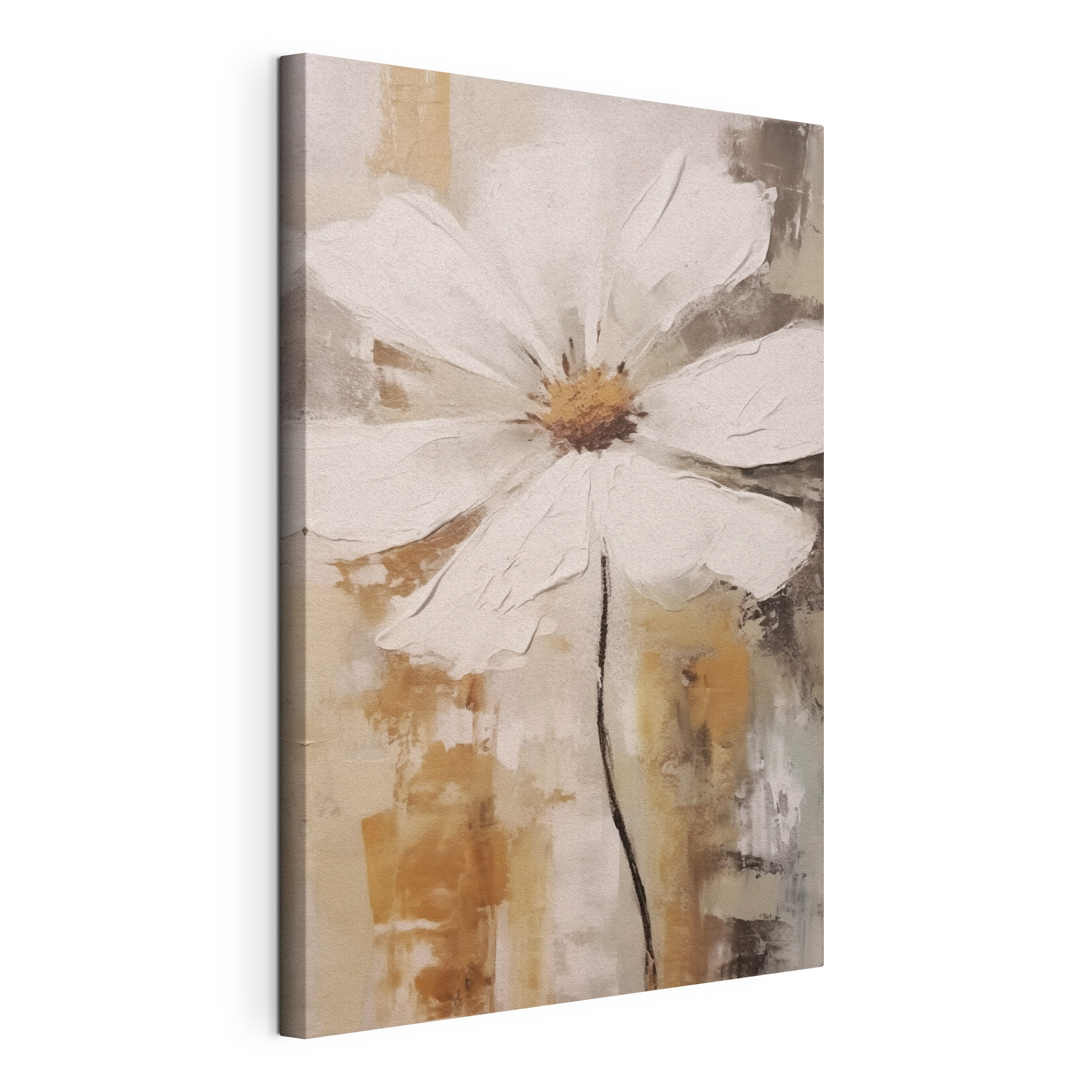 Painting of a white flower Painting of a white flower