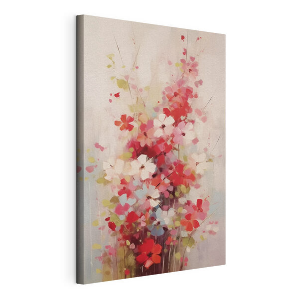 Wandbilder Gemälde von Blumen in einer Vase