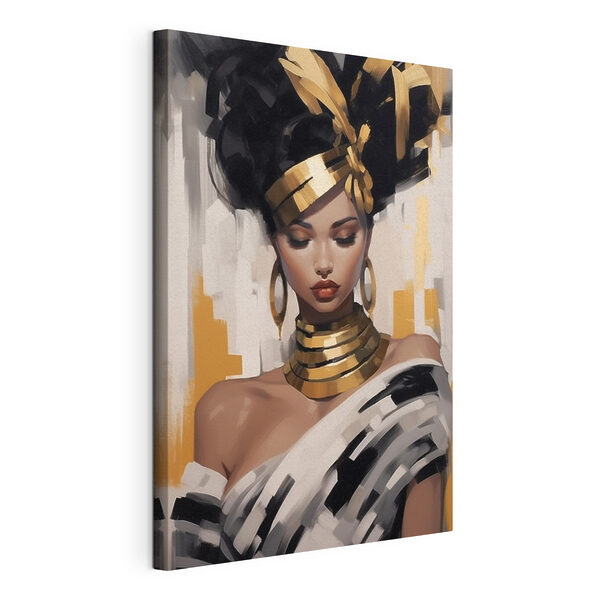 Elegante Schönheit in auffälligem Gewand Wandbilder Elegante Schönheit in auffälligem Gewand