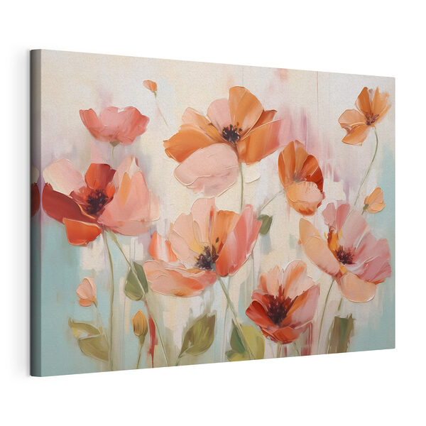 Wandbilder Malerei von Blumen auf einer weißen Fläche (Artikelnummer: s42956) Wandbilder Wandbilder Malerei von Blumen auf einer weißen Fläche (Artikelnummer: s42956)