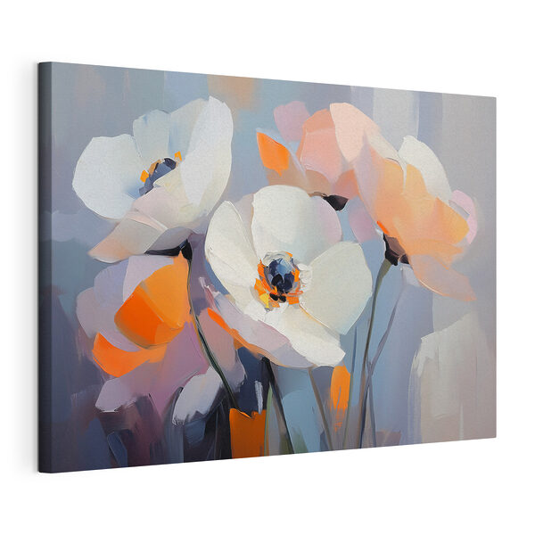 Wandbilder Wandbilder Malerei von weißen Blumen (Artikelnummer: s42999)