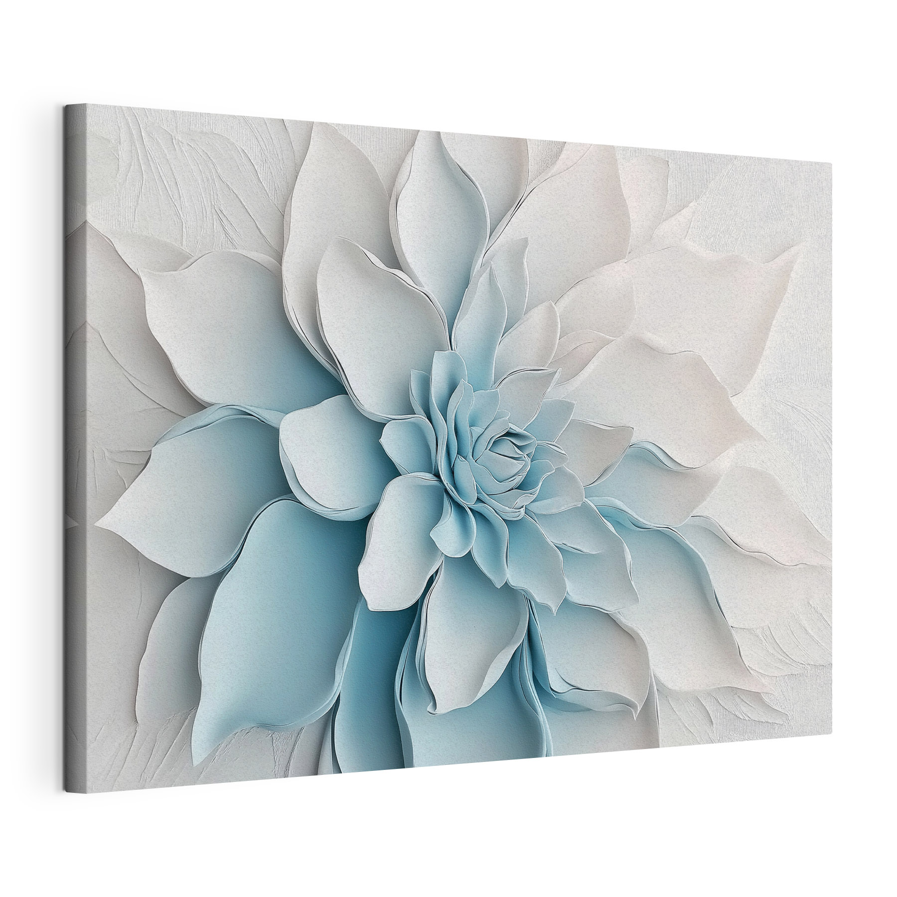 White flower made of paper White flower made of paper