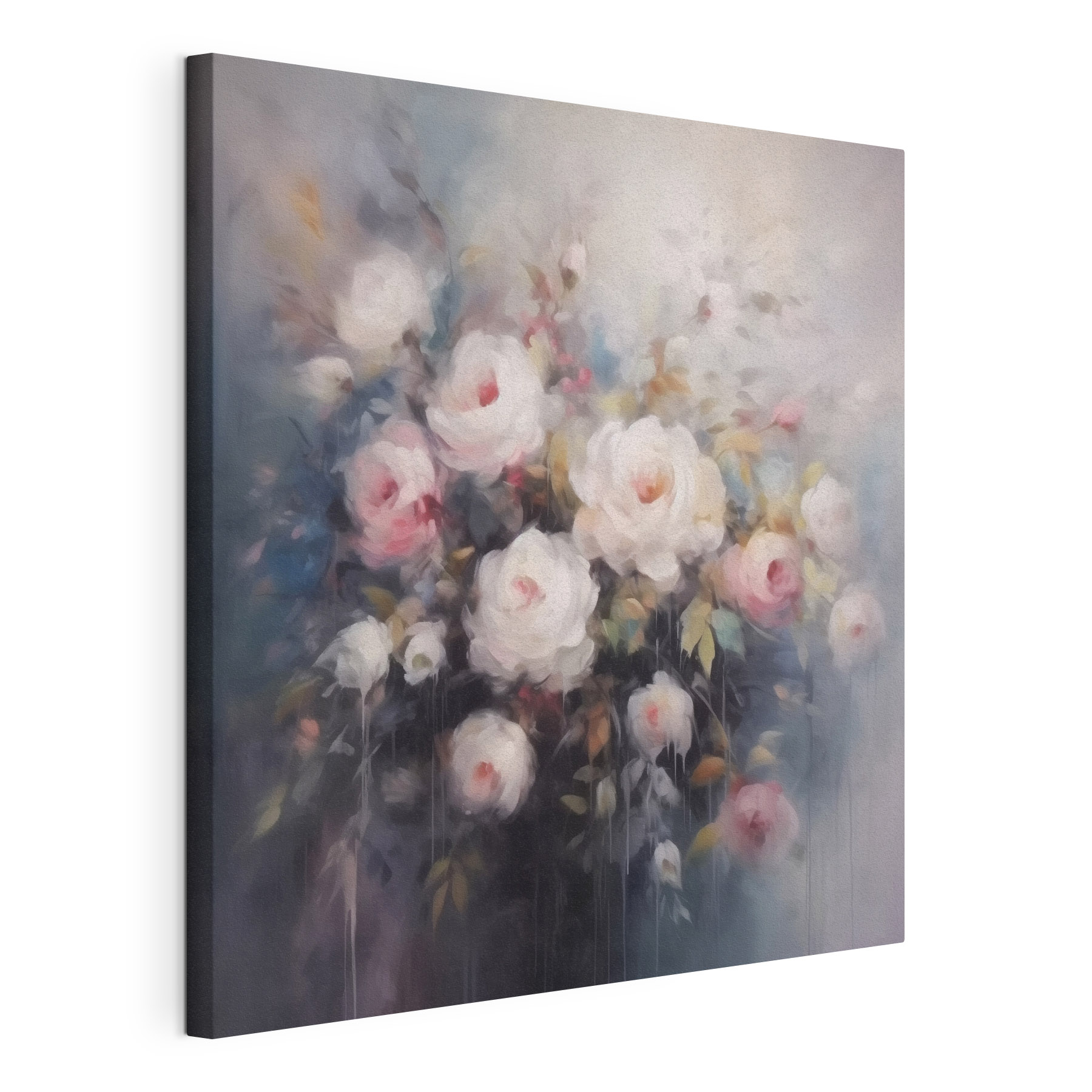 Painting of flowers in a vase