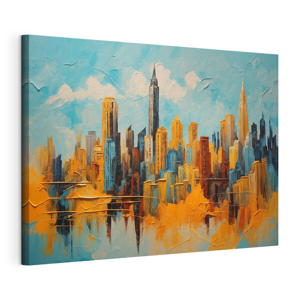 Wandbilder Wandbilder Gemälde einer Stadt (Artikelnummer: s43108)