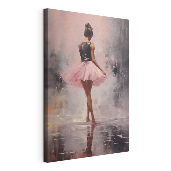 Wandbilder Wandbilder Gemälde einer Frau in einem rosa Tutu (Artikelnummer: s43204)