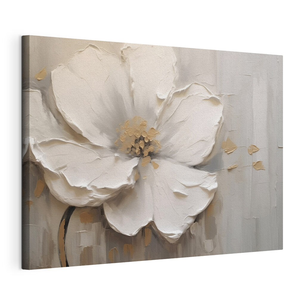 Delicate white floral elegance displayed