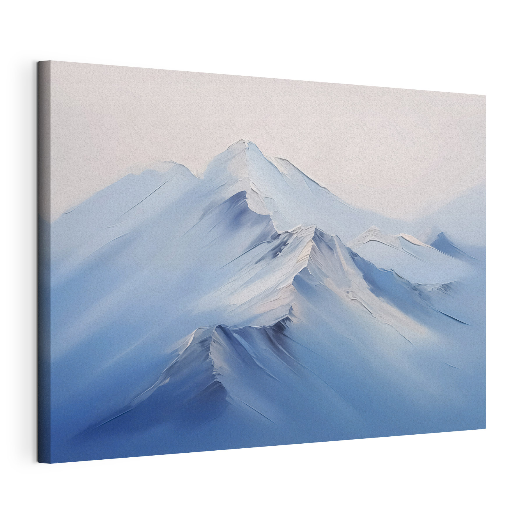 Mountain range with snow Mountain range with snow