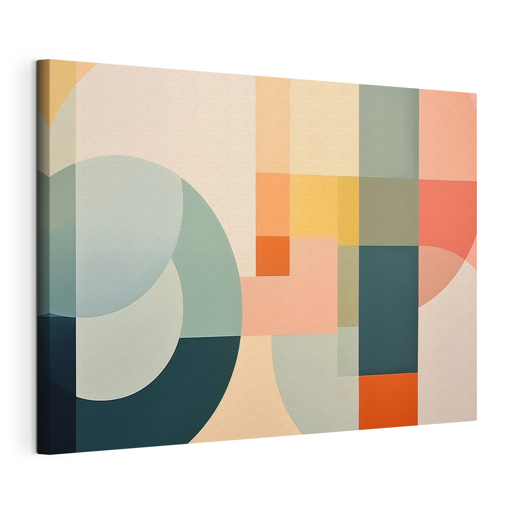 Colorful art piece with different shapes