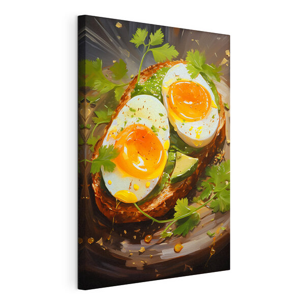 Wandbilder Wandbilder Frühstücksgenuss auf Avocado-Toast (Artikelnummer: s43549)