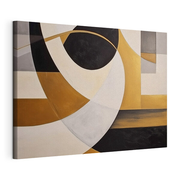 Dynamische Formen in monochromer Harmonie Wandbilder Dynamische Formen in monochromer Harmonie