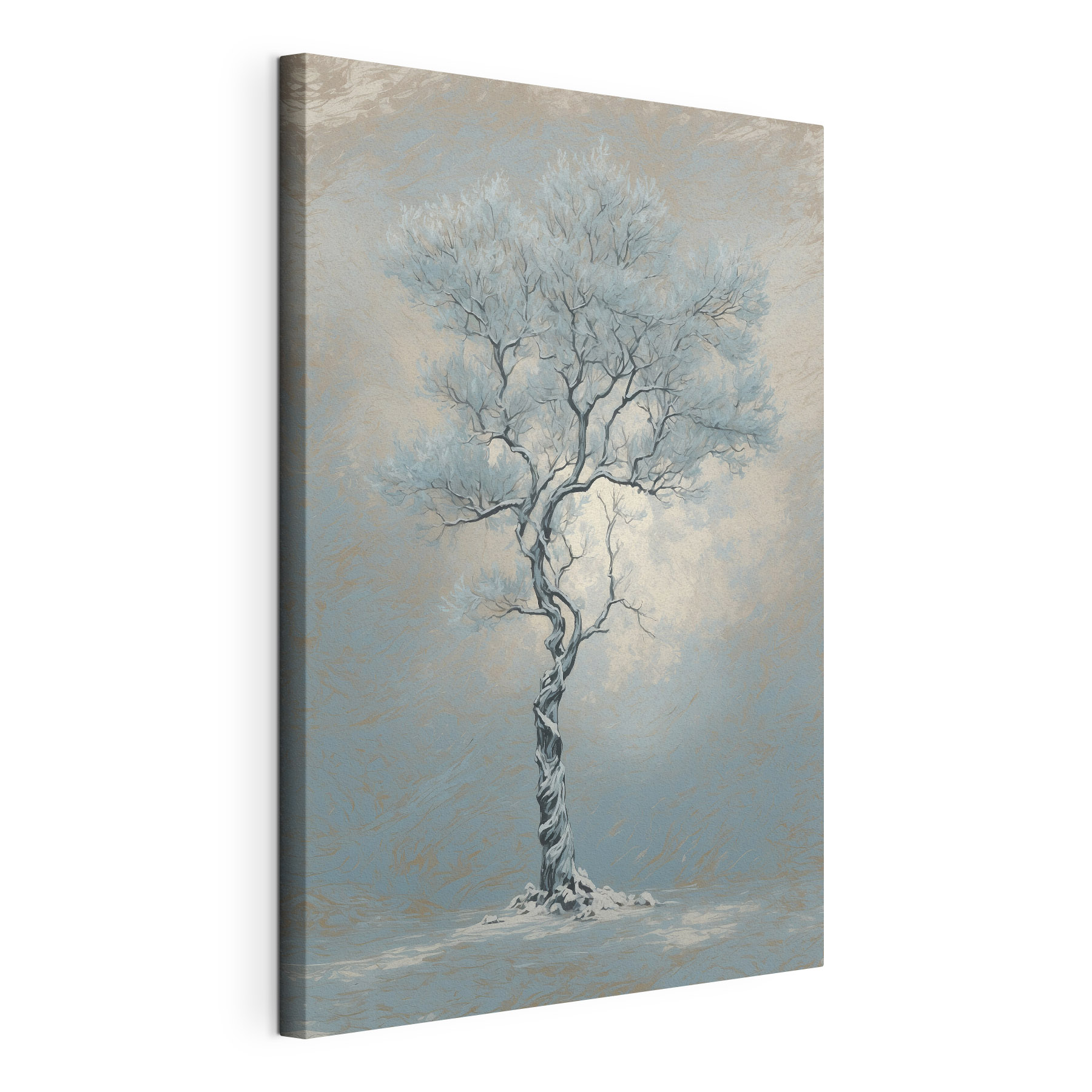 Tree with snow on it
