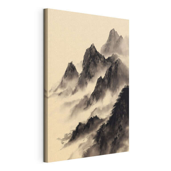 Wandbilder Wandbilder Bergkette im Nebel (Artikelnummer: s45383)