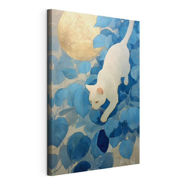 Wandbilder Katze, die auf Blättern läuft (Artikelnummer: s46425) Wandbilder Wandbilder Katze, die auf Blättern läuft (Artikelnummer: s46425)