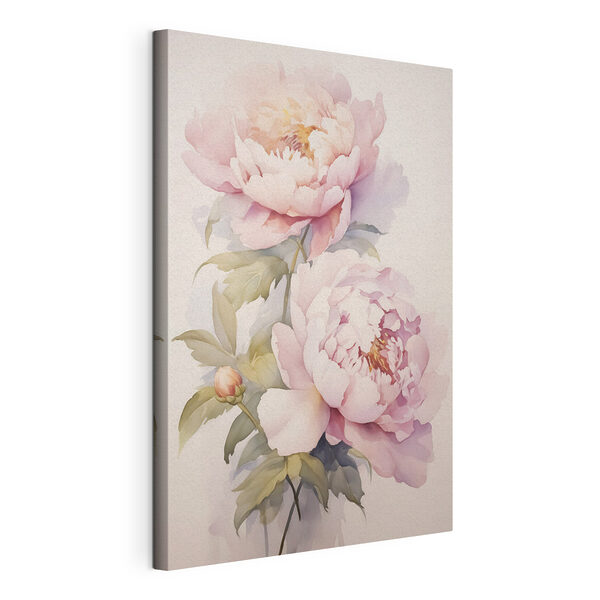 Gemälde mit rosa Blumen Wandbilder Gemälde mit rosa Blumen