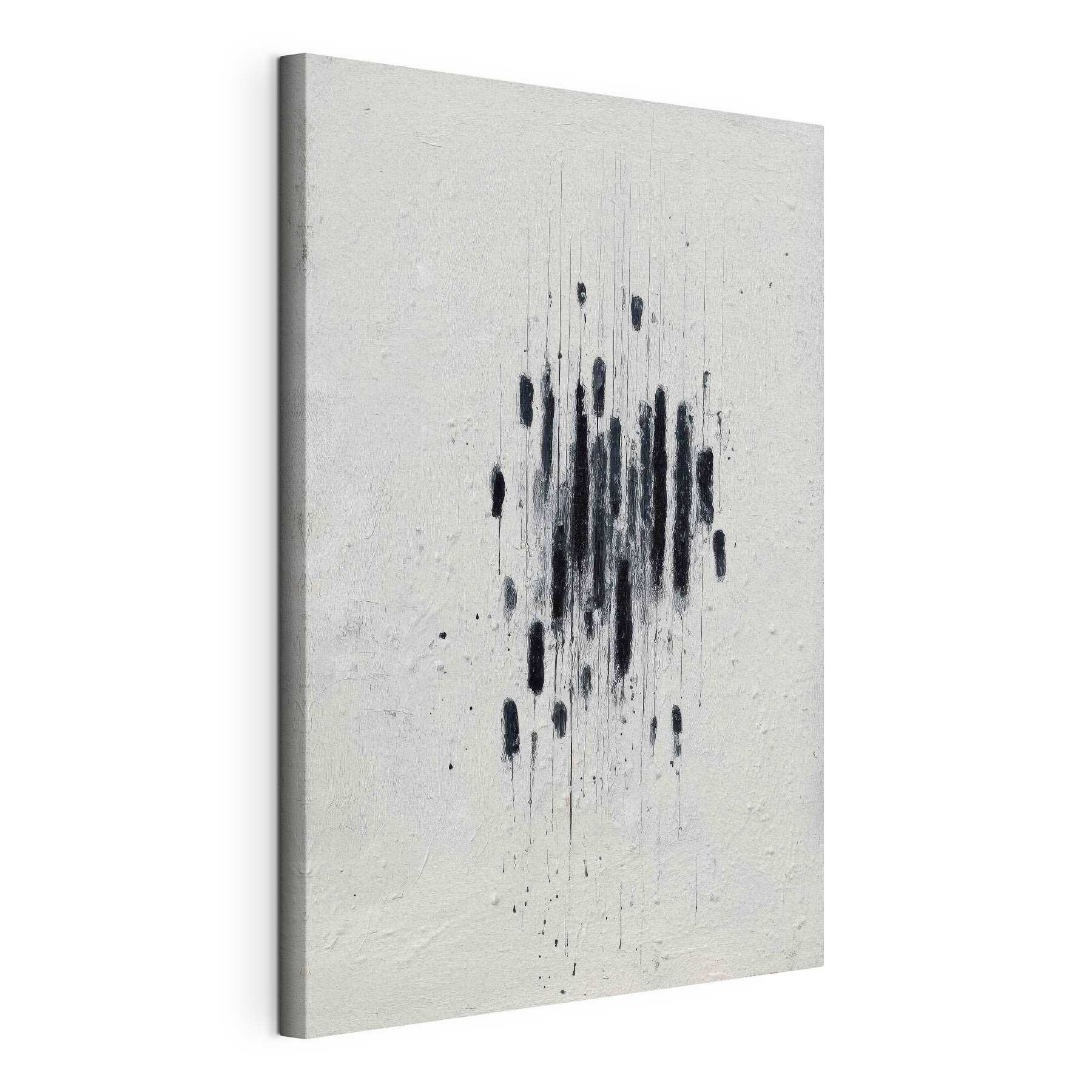 Black paint on a white surface Black paint on a white surface