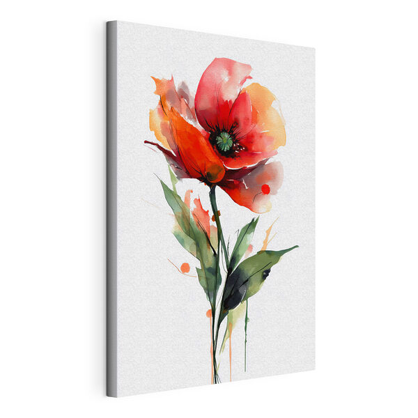 Wandbilder Wandbilder Aquarellbild einer Blume (Artikelnummer: s47086)