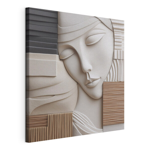 Wandbilder Wandbilder Skulptur eines Frauengesichts (Artikelnummer: s47709)