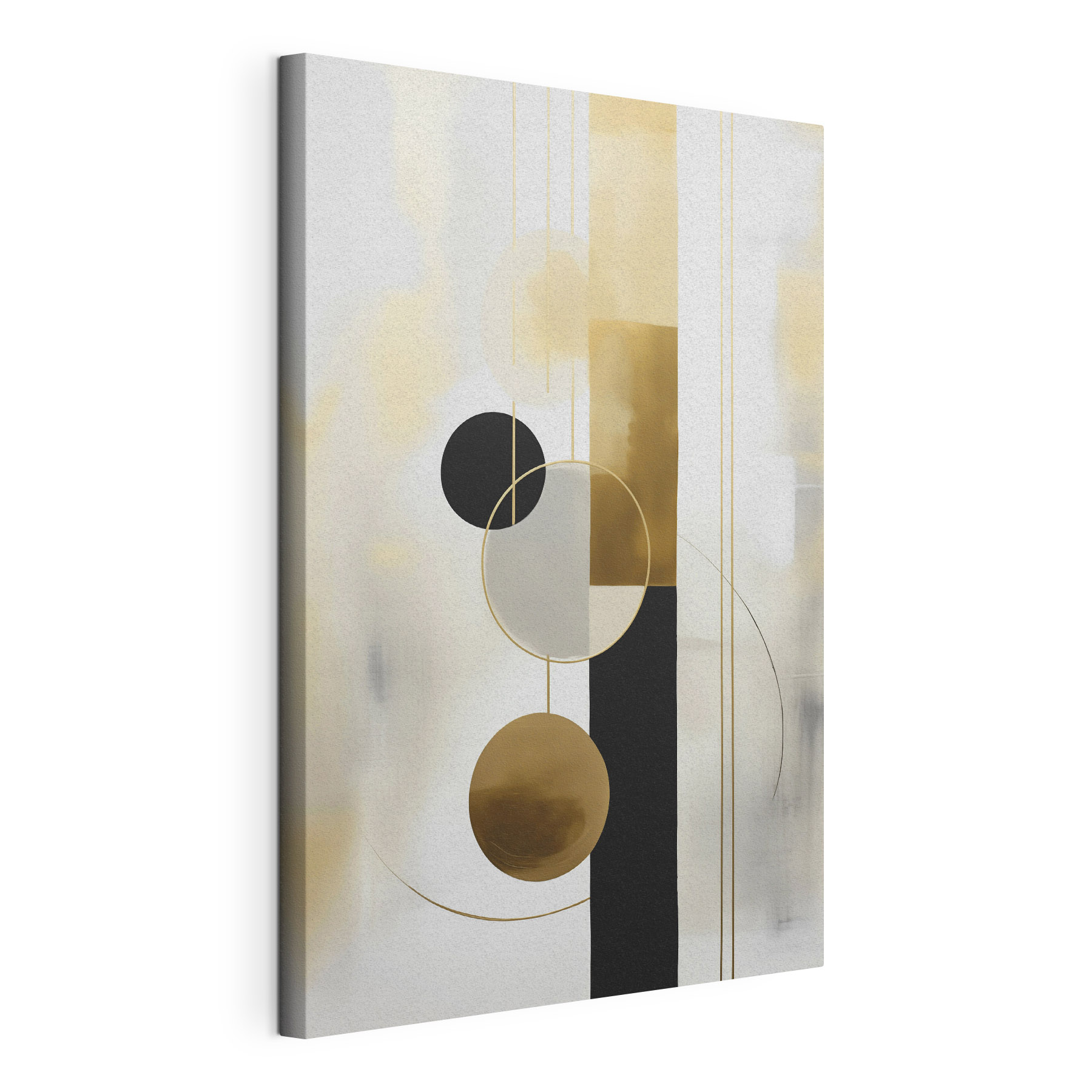 Painting of circles and lines Painting of circles and lines