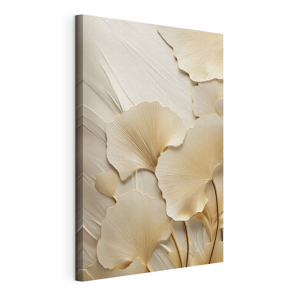 Elegant leaves against soft backdrop Elegant leaves against soft backdrop