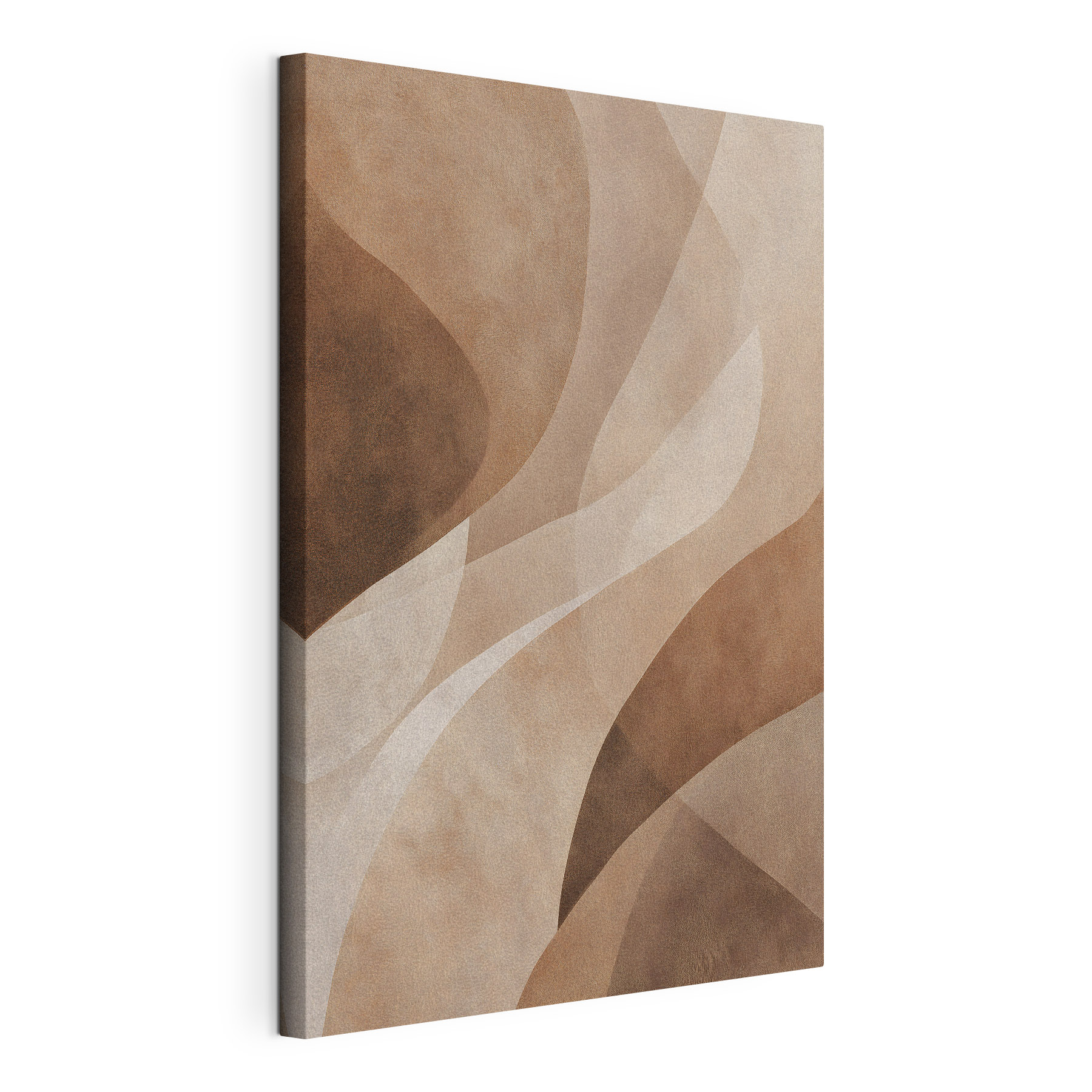 Fluid shapes in warm tones