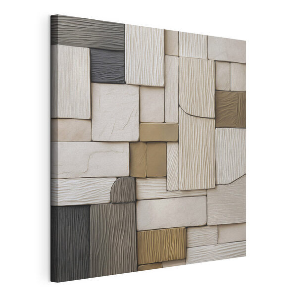 Wandbilder Wandbilder Wand aus Holzklötzen (Artikelnummer: s48165)