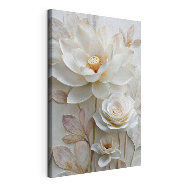 Wandbilder Wandbilder Zarte Blumen strahlen eine ruhige Schönheit aus (Artikelnummer: s48214)