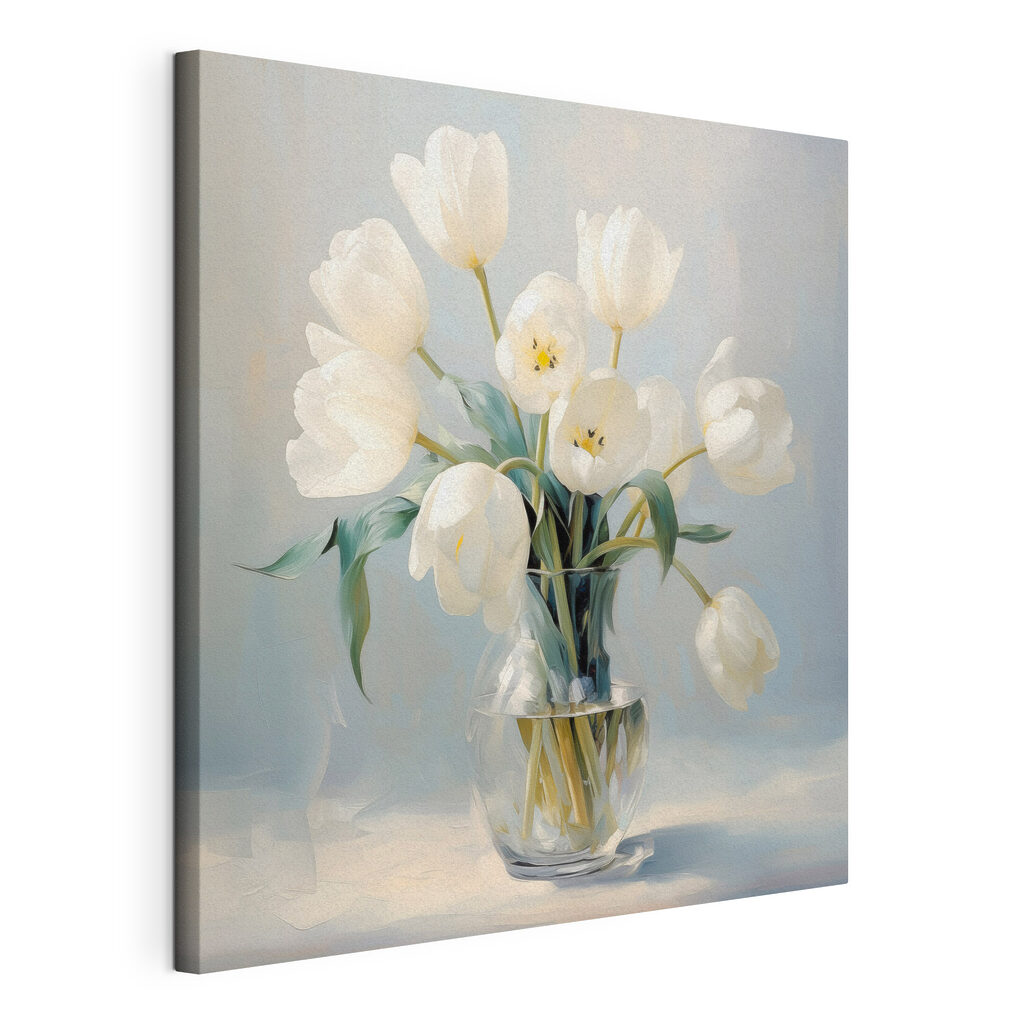 Vase of white flowers Vase of white flowers