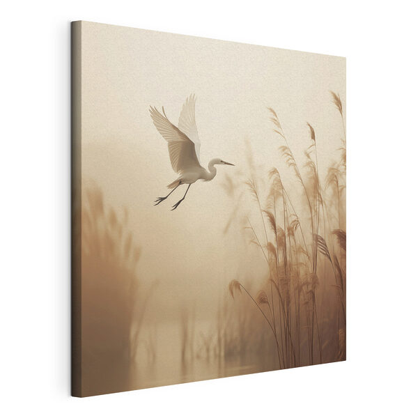 Wandbilder Wandbilder Ein Vogel, der über dem Wasser fliegt (Artikelnummer: s48390)