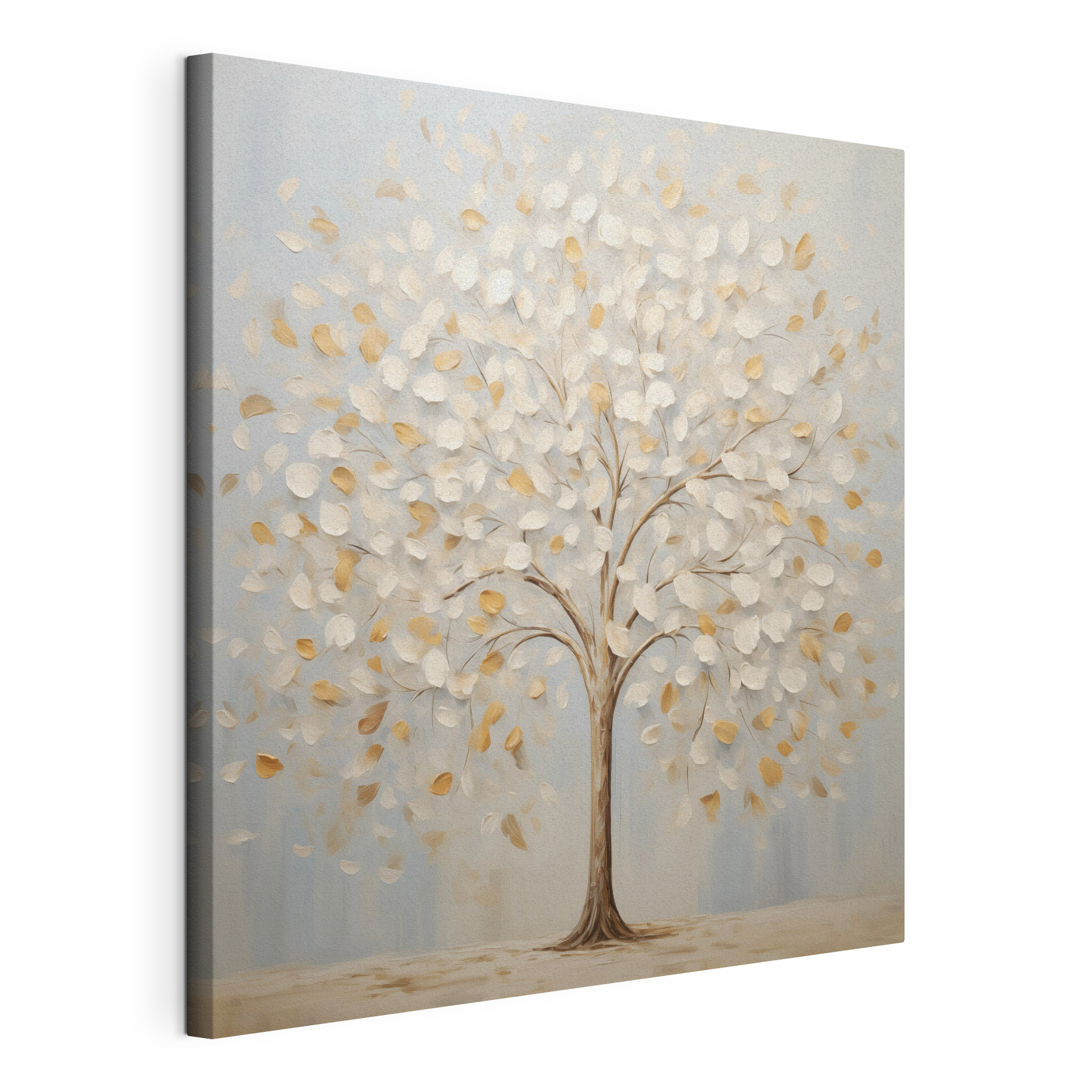 Painting of a tree with leaves